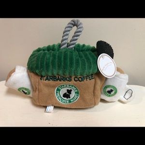 Starbucks dog toy